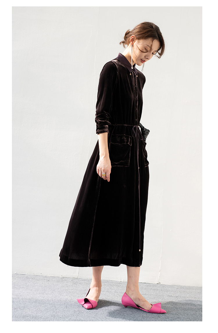 Seidensamt, Damenkleid, Hemdbl – Skirts Bewertung und Preis