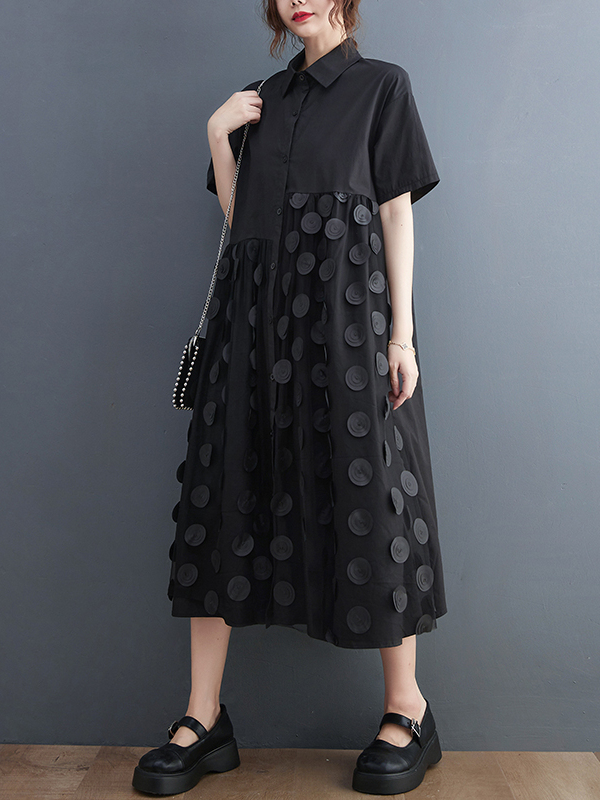 Schlankmachendes Modisches Som – Korean Style A Line Shirt Dress Bewertung und Preis