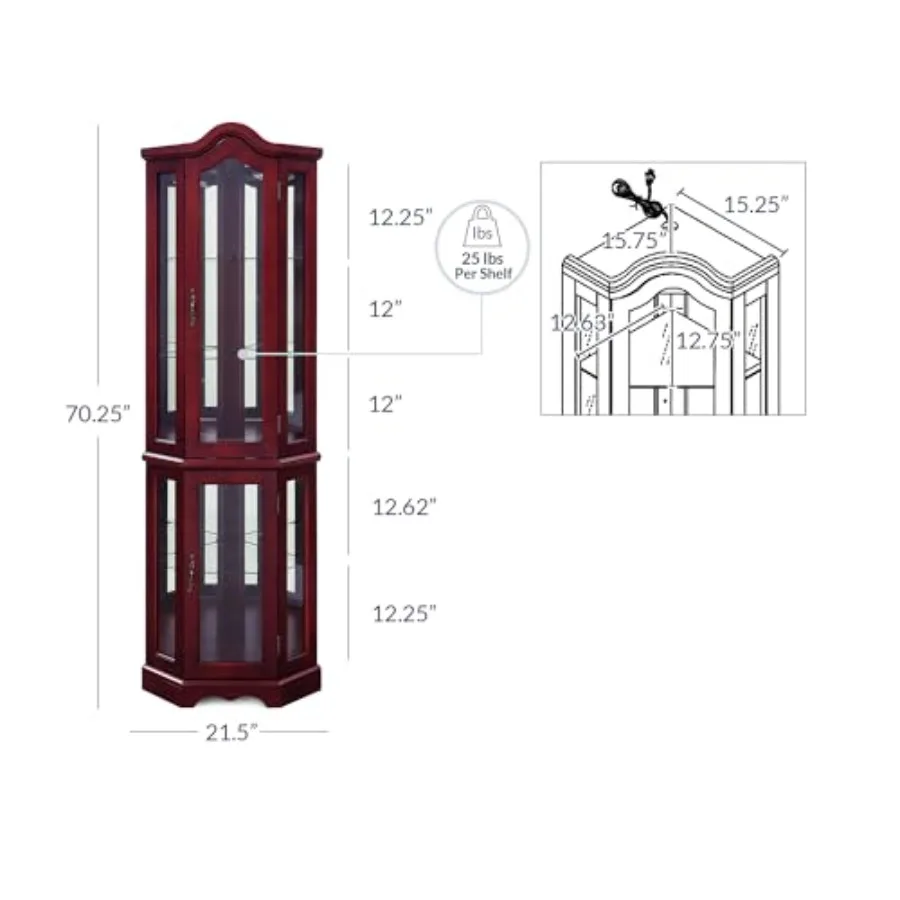 Beleuchteter Eck-Display-Schra – Tops Bewertung und Preis