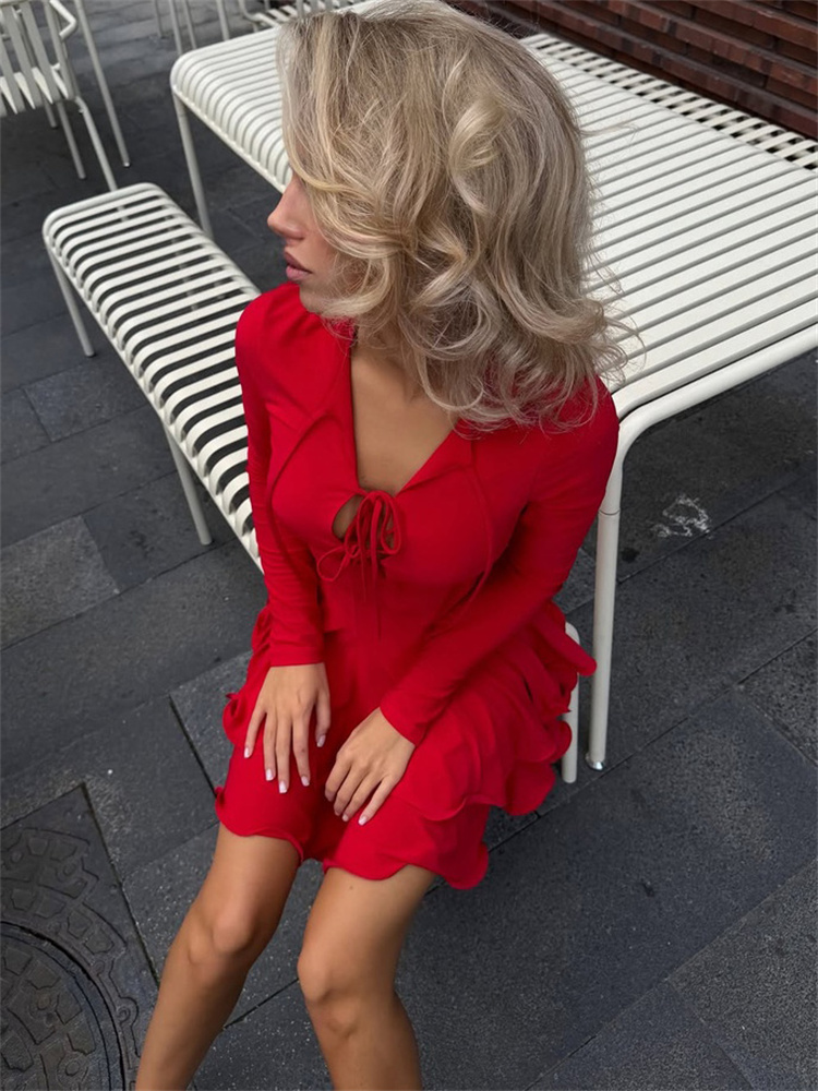 Tossy Bodycon Minikleid mit la – Bodycon Long Sleeve Ribbed Dress Bewertung und Preis
