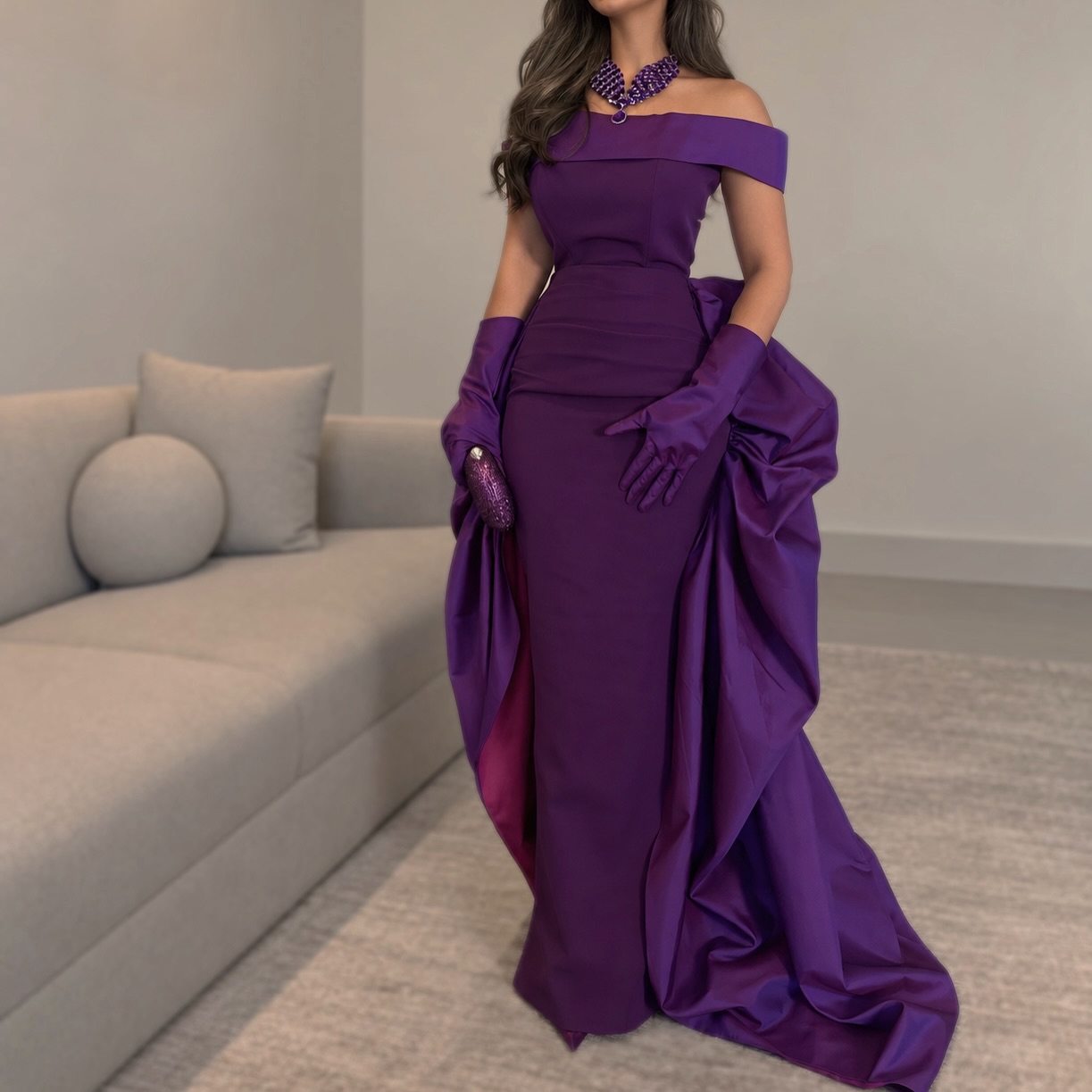 Maßgeschneiderte Sexy Satin-Ab – Elegant Satin Evening Gown Split Bewertung und Preis
