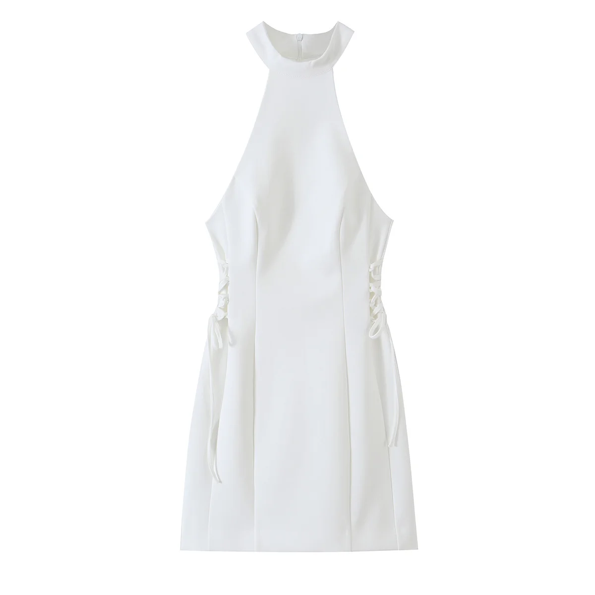 Weißes Damen-Minikleid mit hoh – Y2K Backless Halter Mini Dress Bewertung und Preis