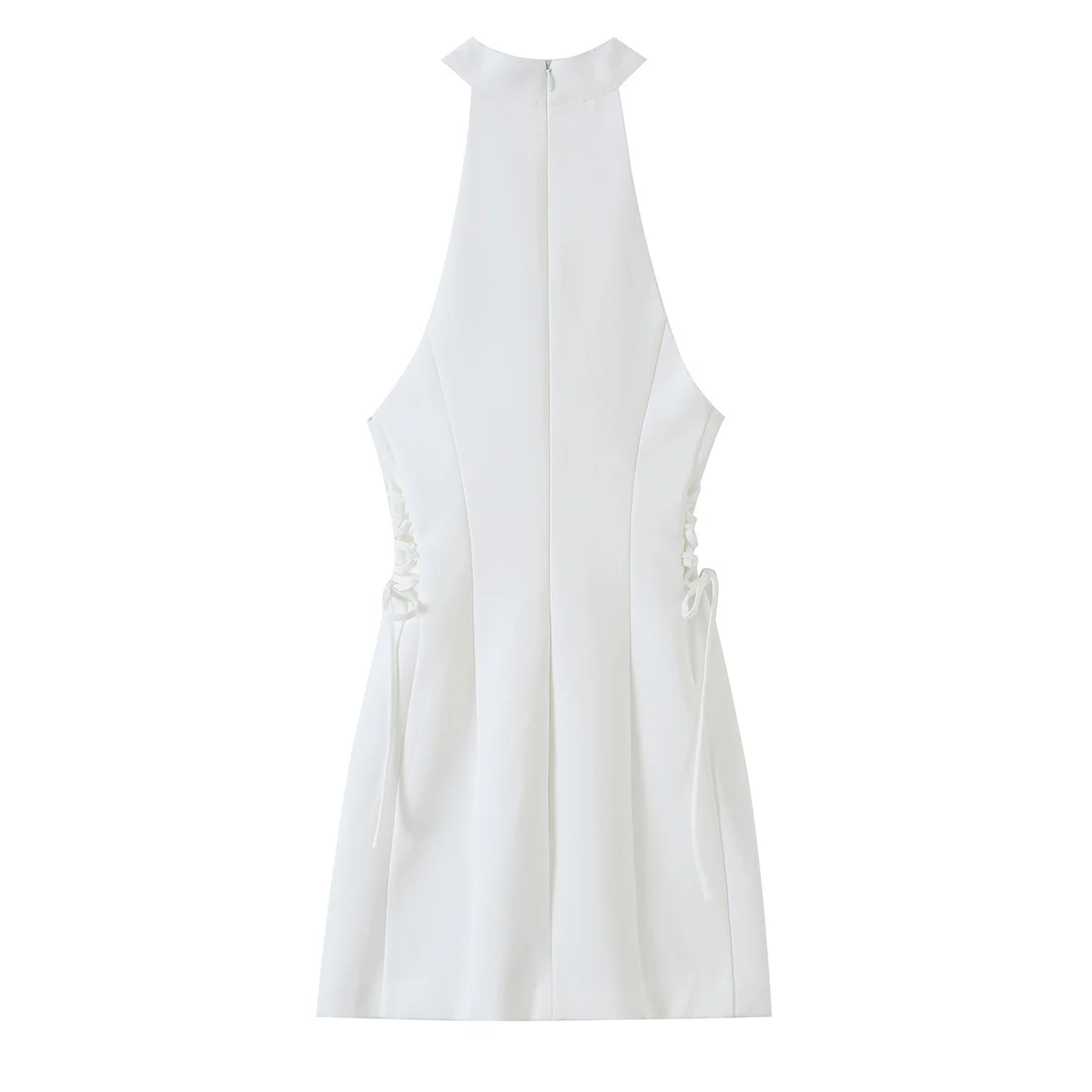 Weißes Damen-Minikleid mit hoh – Y2K Backless Halter Mini Dress Bewertung und Preis