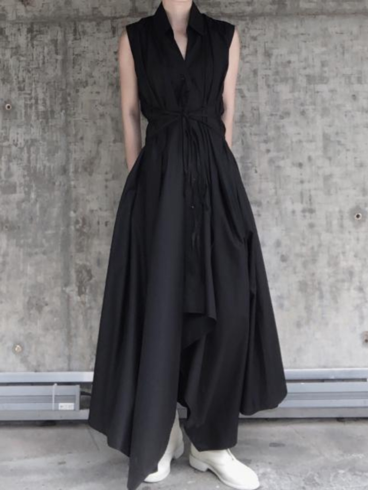 Dunkles, unregelmäßiges, ultra – Korean Style A Line Shirt Dress Bewertung und Preis