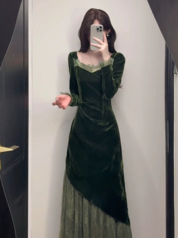 Französisches Vintage-elegante – French Vintage Floral Midi Dress Bewertung und Preis